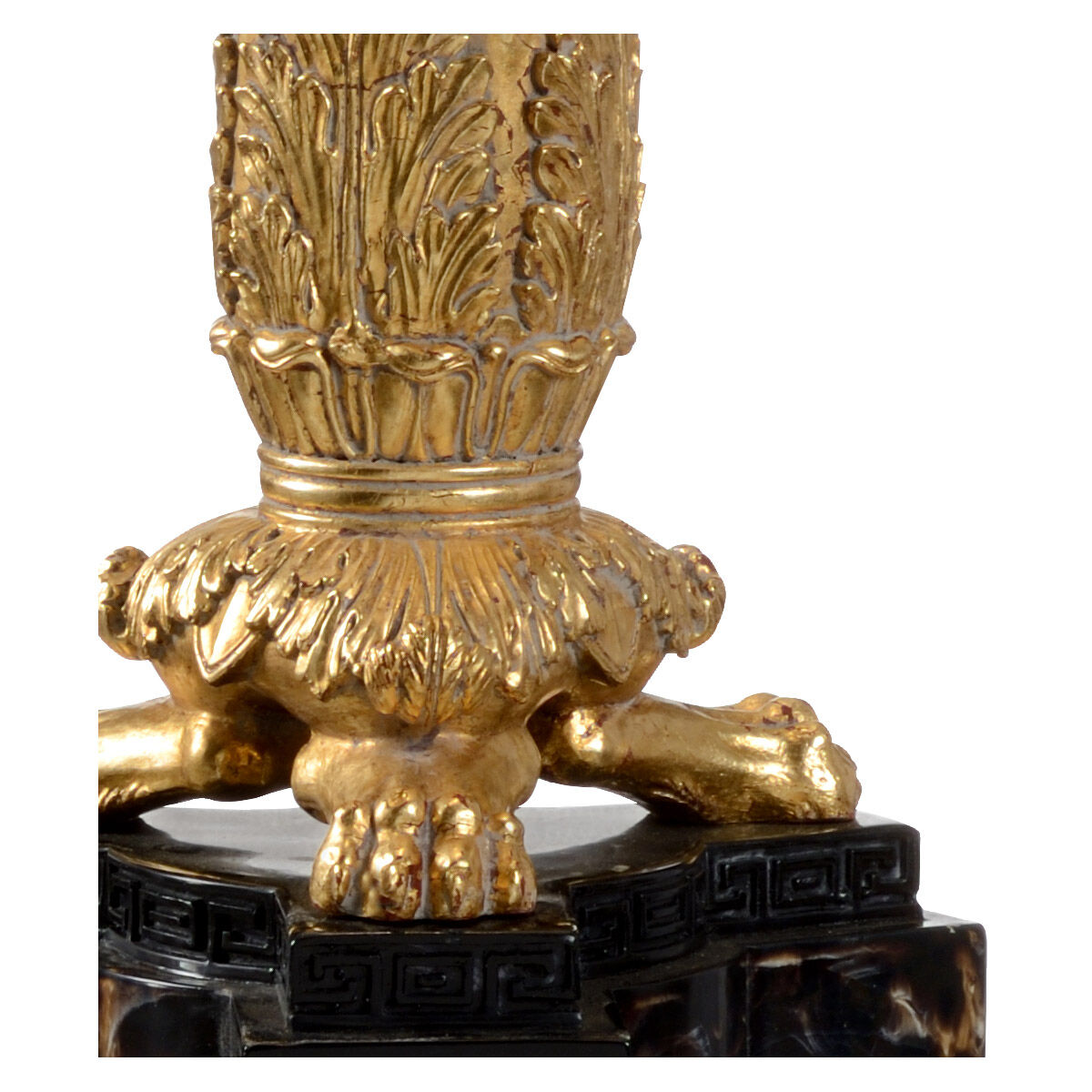 Biltmore 40 inch 100 watt Gold Leaf Table Lamp Portable Light