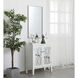 Monet 36 X 20 inch Silver Wall Mirror