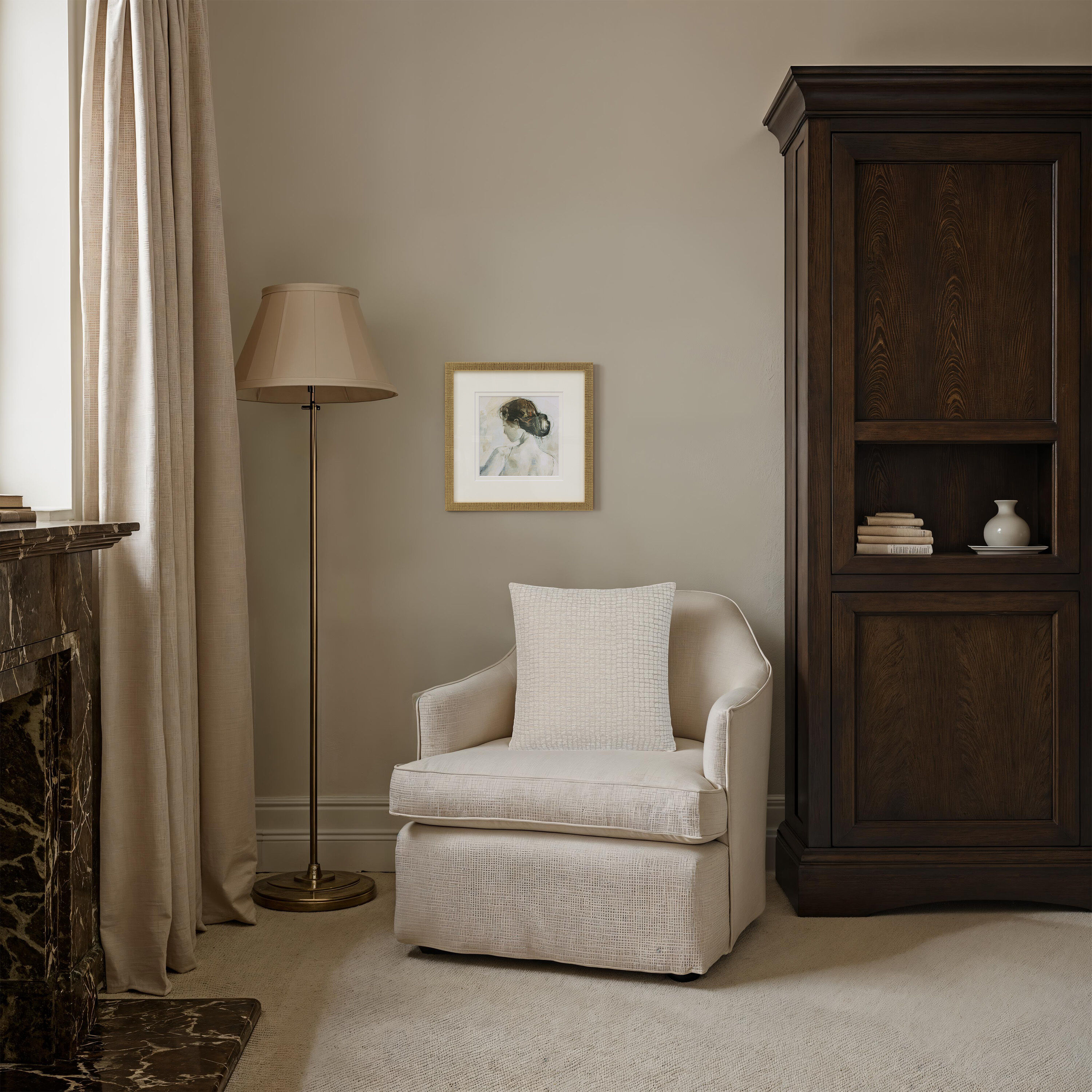 Lizzy 20 inch Beige Decorative Pillow