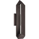 Pitch LED 4.75 inch Coal ADA Wall Sconce Wall Light, Outdoor