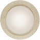 Saturno LED 19.75 inch Beige Travertine and Aged Brass Flush Mount Ceiling Light