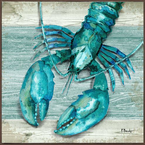 Animals Collection Teal Canvas