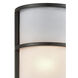 Bella 2 Light 18 inch Oil Rubbed Bronze Outdoor Sconce