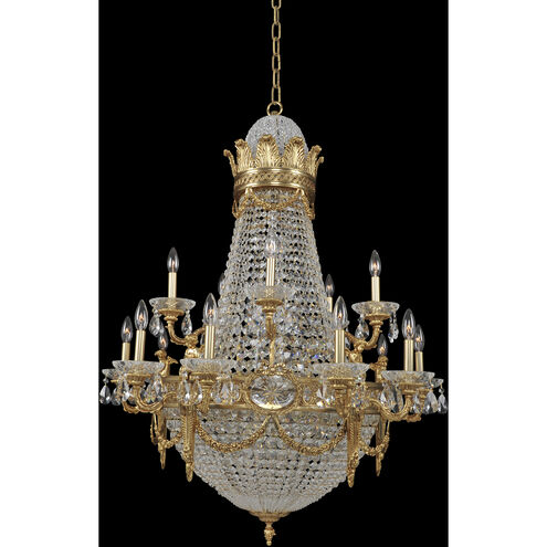 Marseille 25 Light 36 inch Antique Brass Chandelier Ceiling Light