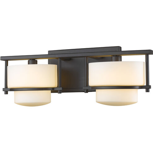 Porter 2 Light 16 inch Bronze Vanity Wall Light in G9