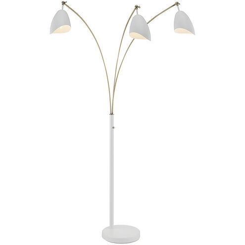 Tanko 82 inch 40.00 watt White Floor Lamp Portable Light