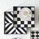 Quinn Black and White Tray, Set of 2