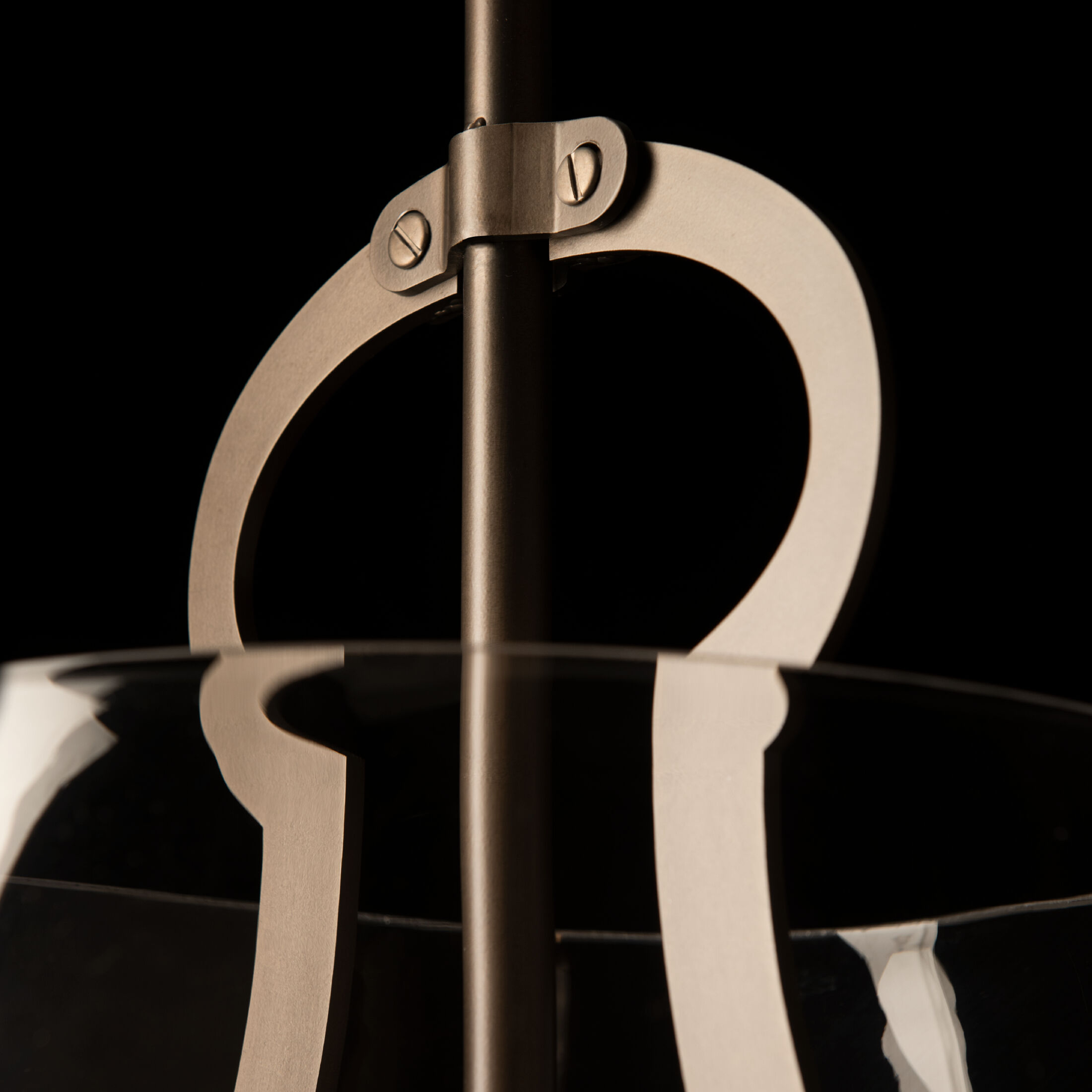 Caliper 1 Light 16.3 inch Dark Smoke Pendant Ceiling Light in Clear, Large