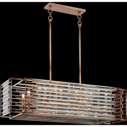 Ruxton Hall 12 Light 44 inch Skyline Gold Leaf Island Light Ceiling Light