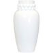 Apollo 16 X 8 inch Vase in Semi Gloss White