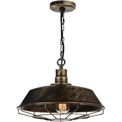 Morgan 1 Light 14 inch Antique Copper Down Mini Pendant Ceiling Light in Antique Forged Copper