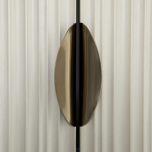 Isadora Brushed Brass / Sesame White Cabinet