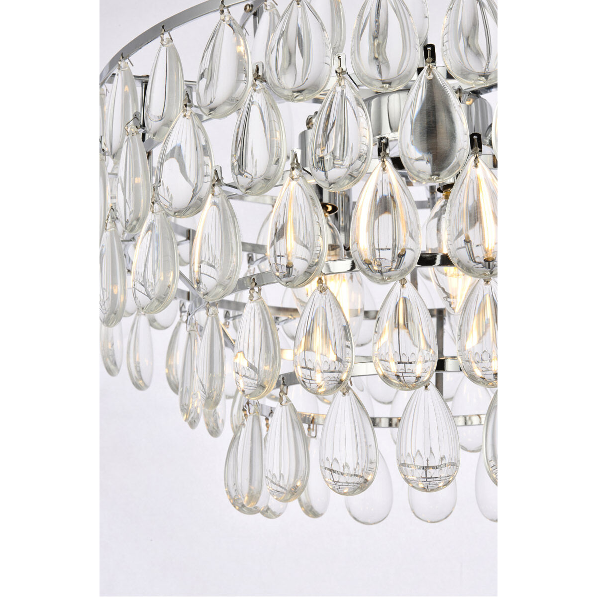 Mila 5 Light 18 inch Chrome Pendant Ceiling Light