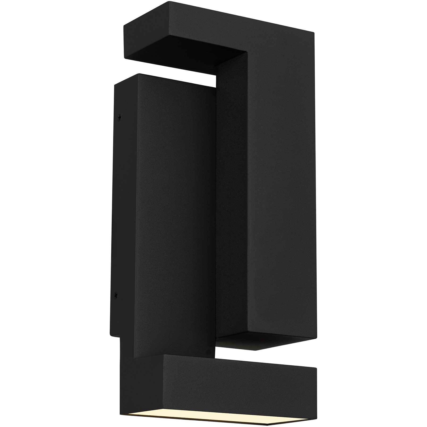 Dance LED 11.25 inch Sand Black Outdoor Wall Sconce