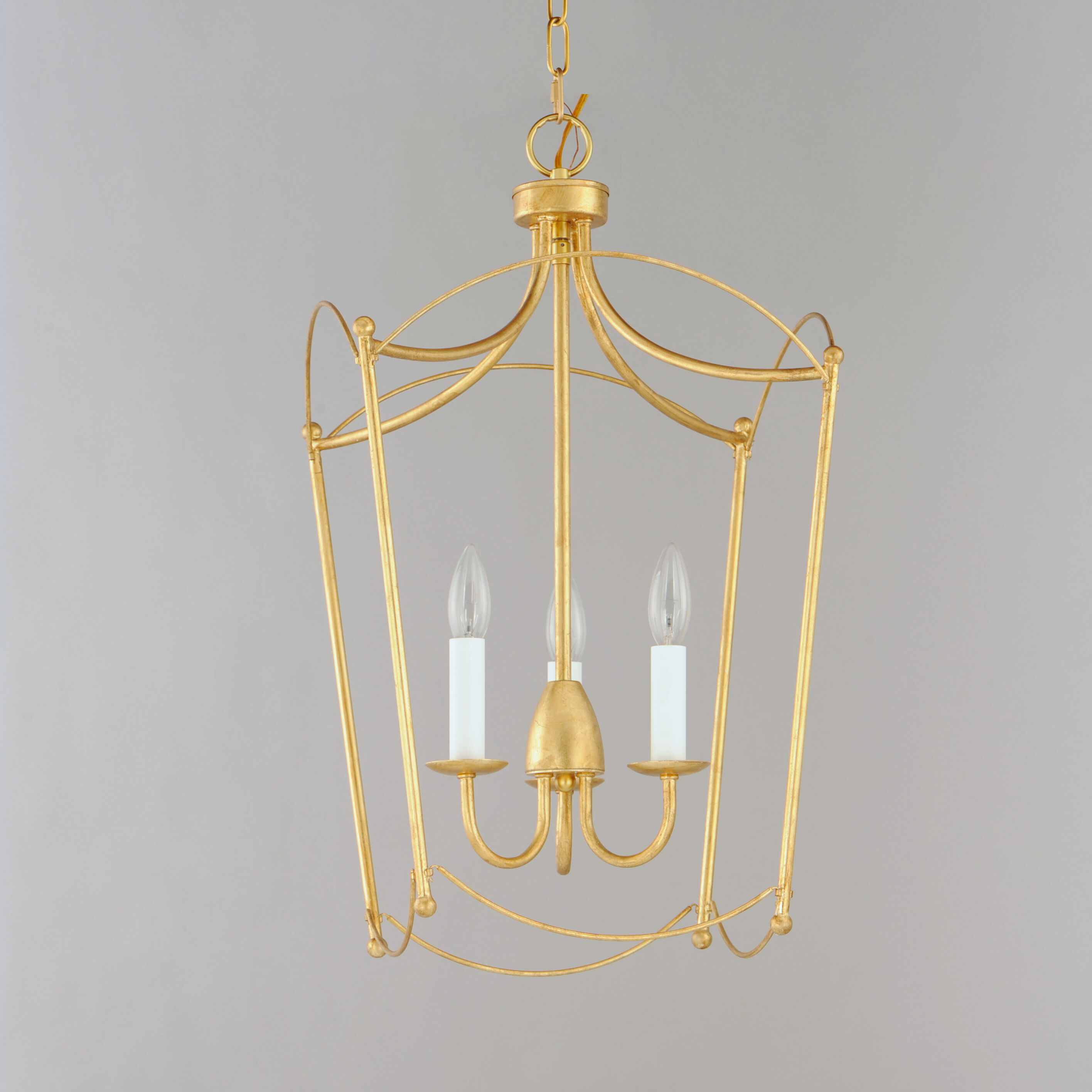 Plumette 3 Light 14 inch Gold Leaf Multi-Light Pendant Ceiling Light