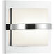 Brampton LED 6.88 inch Chrome Wall Sconce Wall Light