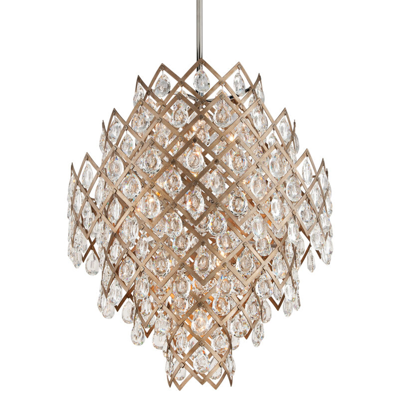 Tiara 32.25 inch Vienna Bronze Pendant Ceiling Light in 39.00