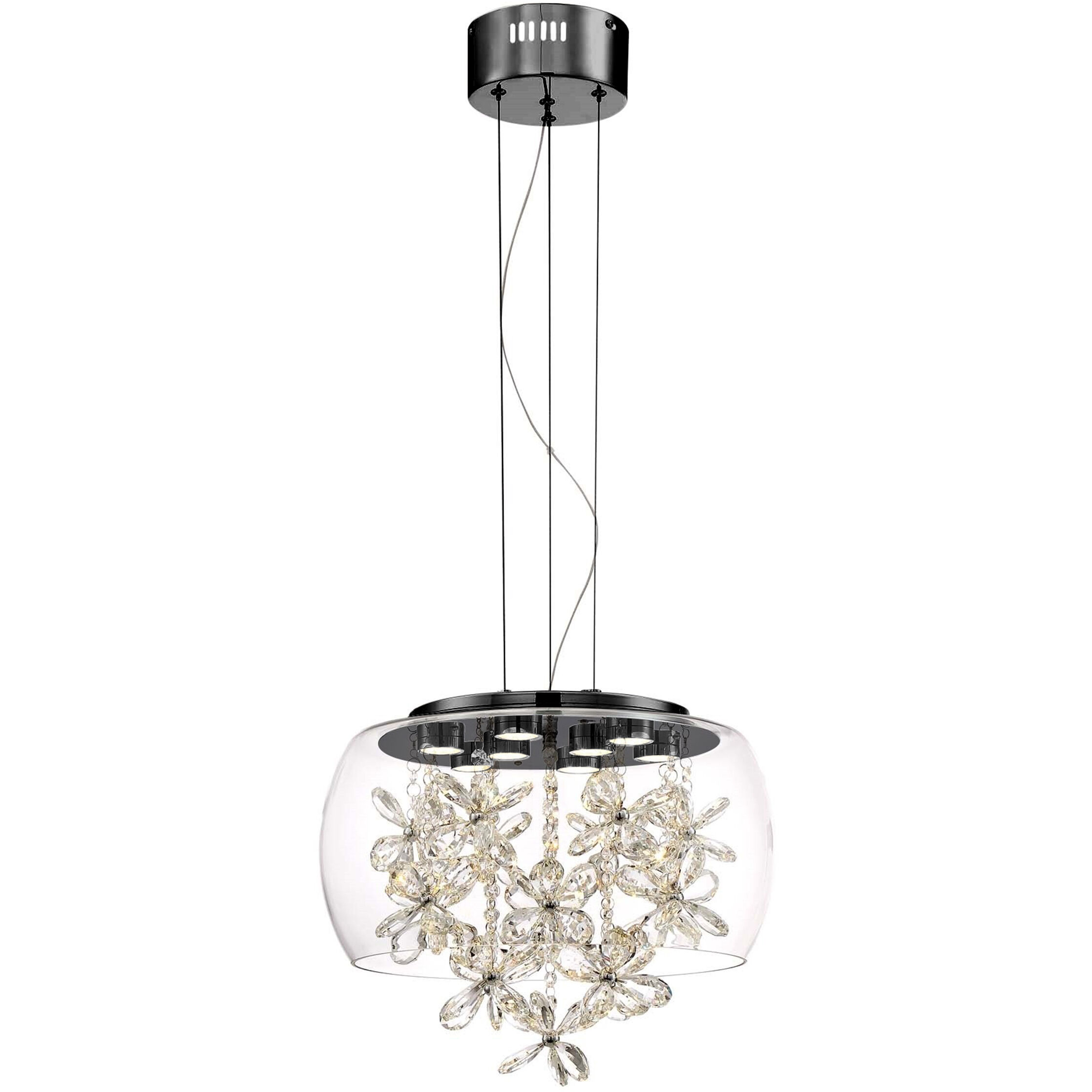 Destiny 8 Light 15.7 inch Matte Black Pendant Ceiling Light