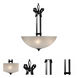 Carson 4 Light 20 inch Natural Iron Bowl Pendant Ceiling Light