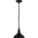 Chapman & Myers Layton LED 10 inch Bronze Pendant Ceiling Light in Matte Black