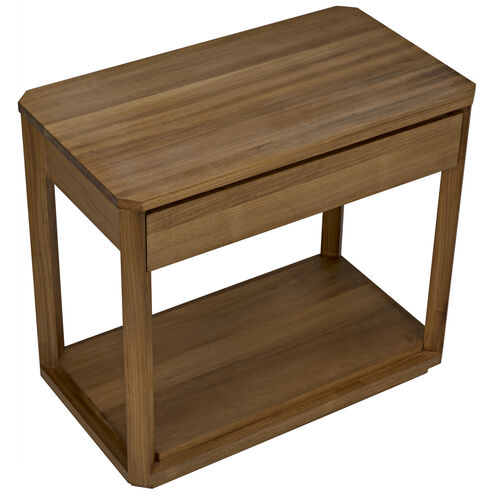 SL11 32 X 28.5 inch Gold Teak Side Table