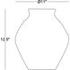 Gail 12.5 inch Vase