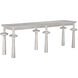 Destemonia 89 X 30 inch White Wash Console