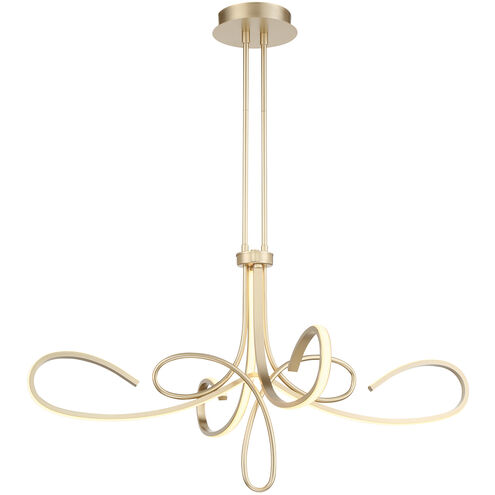 Astor LED 38 inch Soft Gold Chandelier Ceiling Light