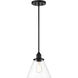 Barwell 1 Light 10 inch Coal Black Mini Pendant Ceiling Light