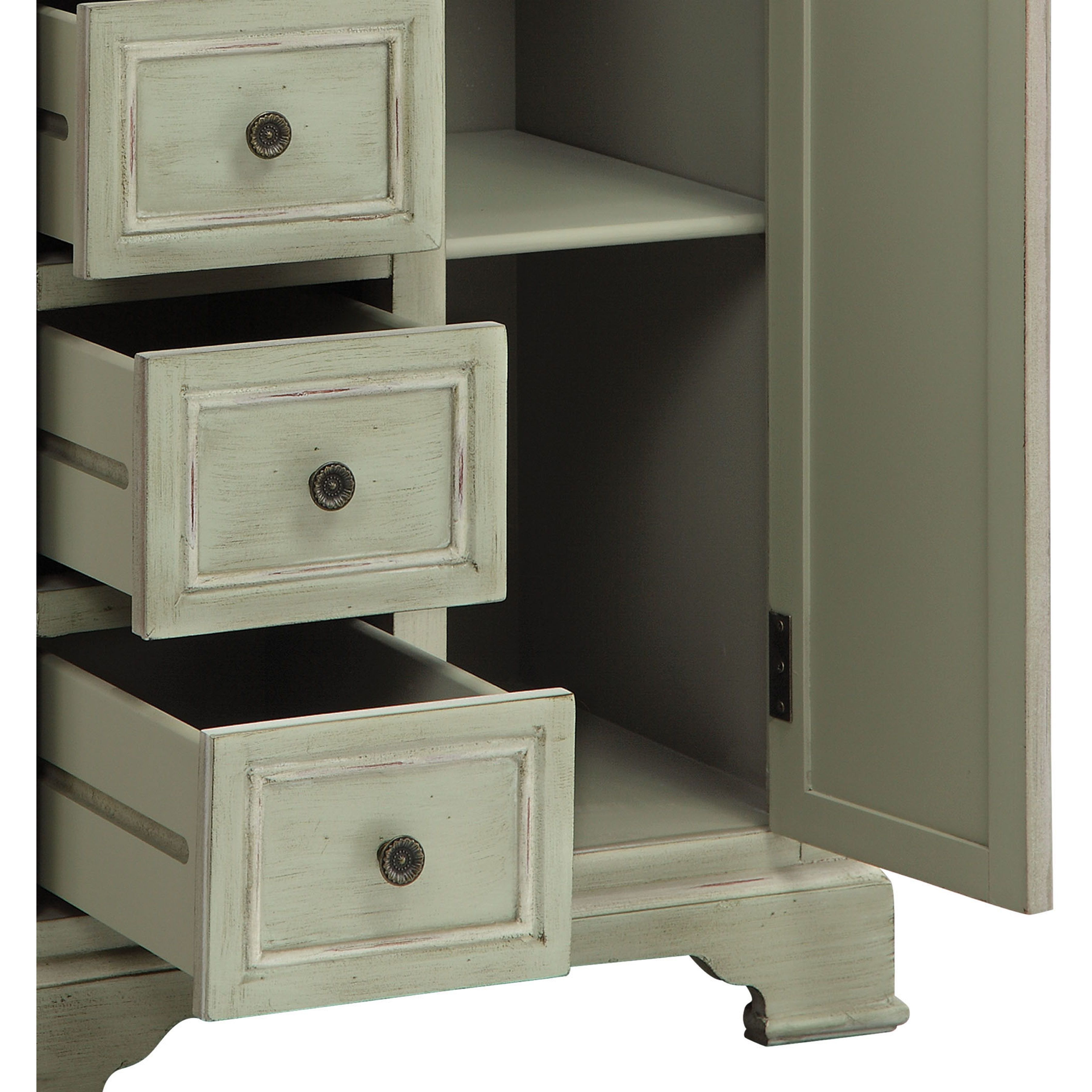 Chesapeake Antique Green with Dark Bronze Cabinet