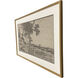 Landscape with Oak Tree Brown and Neutral and Sepia Framed Art