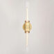 Webster LED 4.75 inch Natural Brass Bathroom Light Wall Light