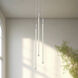 Motif LED 5.5 inch Chrome Multi-Pendant Ceiling Light