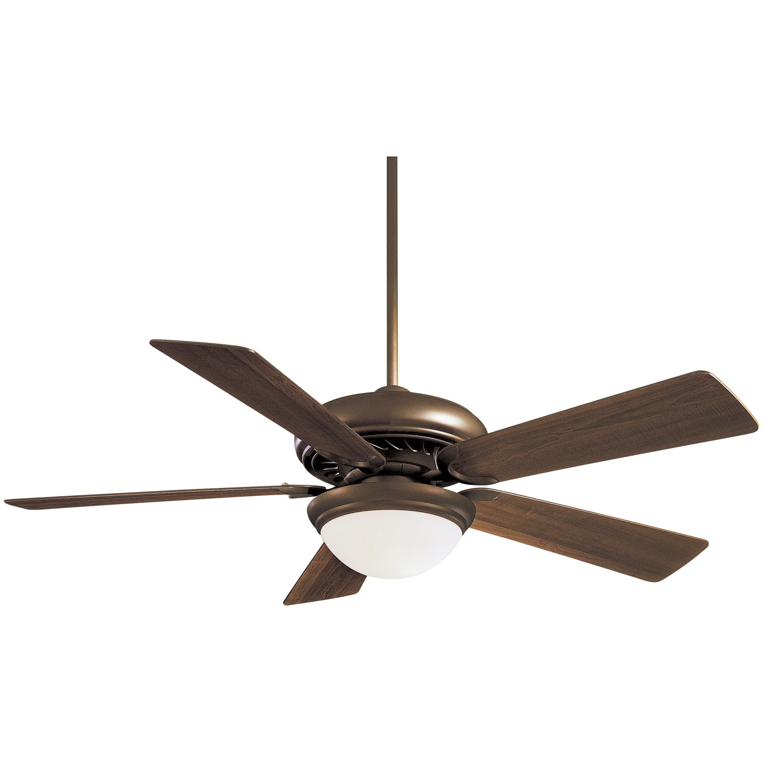 Supra 52 inch Oil Rubbed Bronze with Medium Maple Blades Ceiling Fan