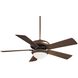 Supra 52 inch Oil Rubbed Bronze with Medium Maple Blades Ceiling Fan