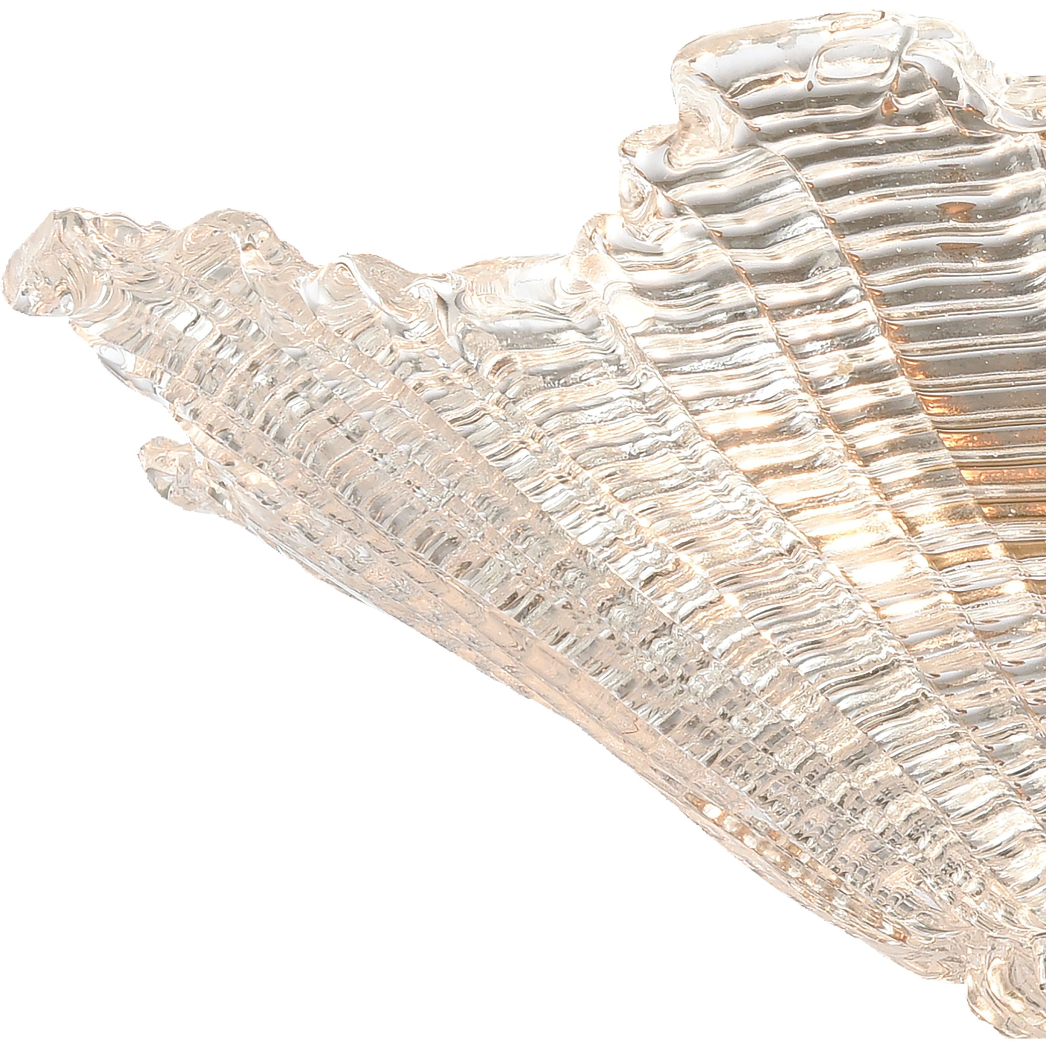 Radiance 4 Light 20 inch Satin Brass Semi Flush Mount Ceiling Light