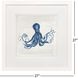 Indigo Sealife Blue and Gray and White and Multi Framed Art, Propac