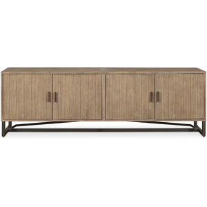 Sierra 79 inch Brown Media Unit