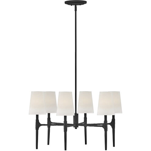 Beaumont LED 28 inch Black Indoor Chandelier Ceiling Light