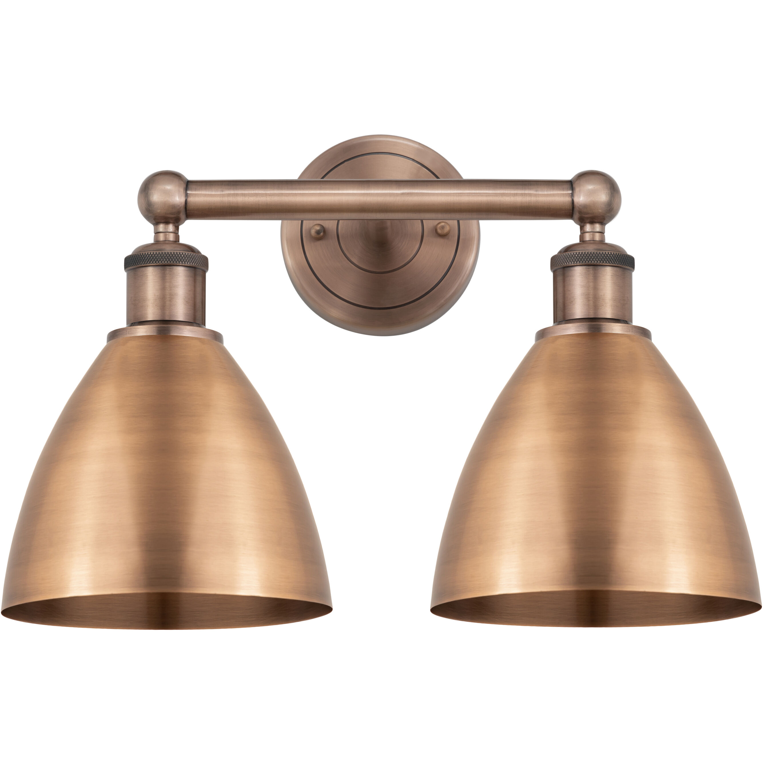 Metal Bristol 2 Light 16.5 inch Antique Copper Bath Vanity Light Wall Light