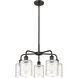 Cobbleskill 5 Light 23 inch Oil Rubbed Bronze Chandelier Ceiling Light in Deco Swirl