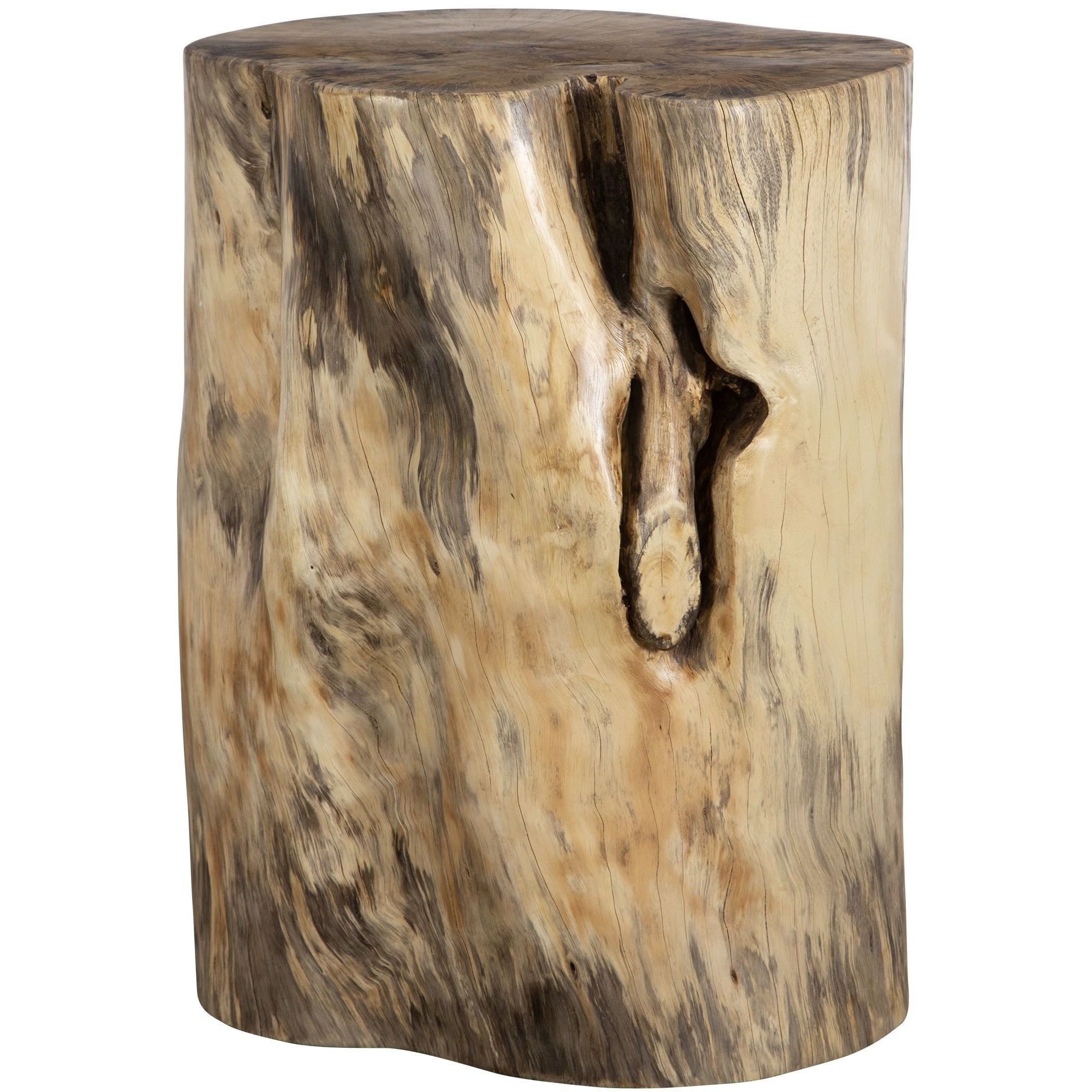 Habitat 20 inch Natural Tamarind Wood Accent Stool