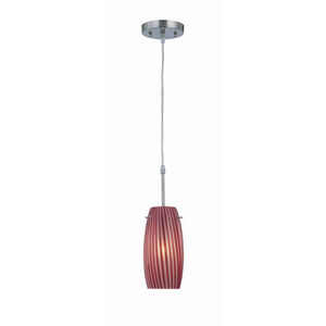 Cassidy 1 Light 5 inch Polished Steel Pendant Ceiling Light