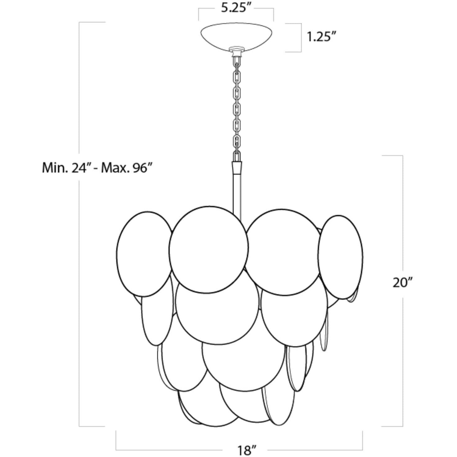 Solstice 4 Light 18 inch Blackened Iron Chandelier Ceiling Light