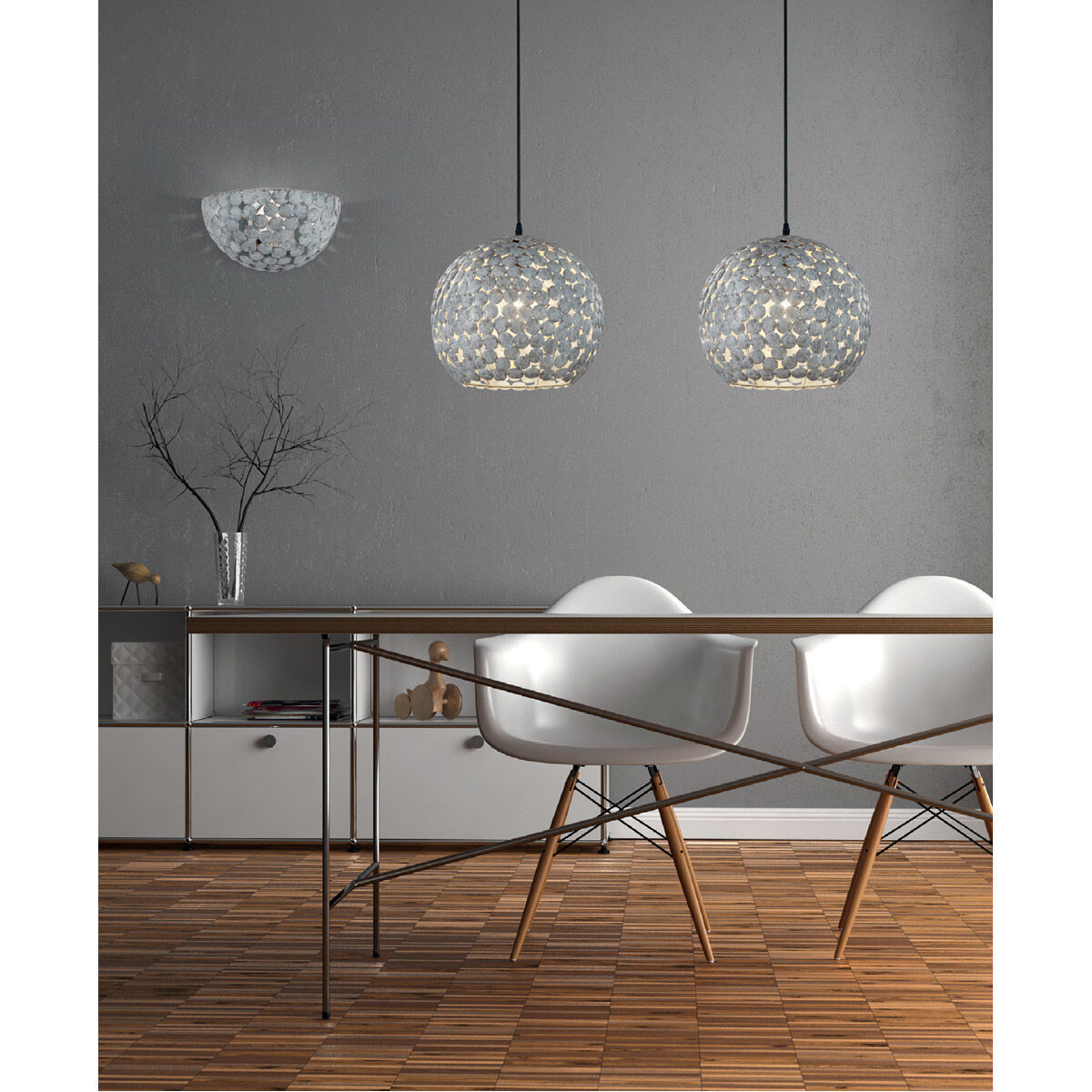 Frieda 1 Light 13 inch Antique Grey Pendant Ceiling Light