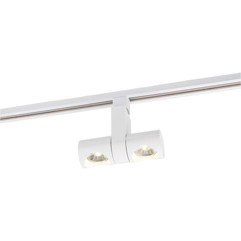 Dual Pipe 120 White Track Head Ceiling Light