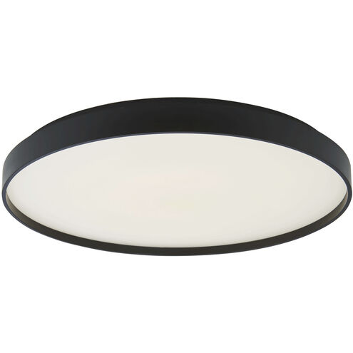 Tambourine LED 15 inch Black Flush Mount Ceiling Light