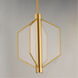 Telstar LED 18 inch Natural Aged Brass Single Pendant Ceiling Light