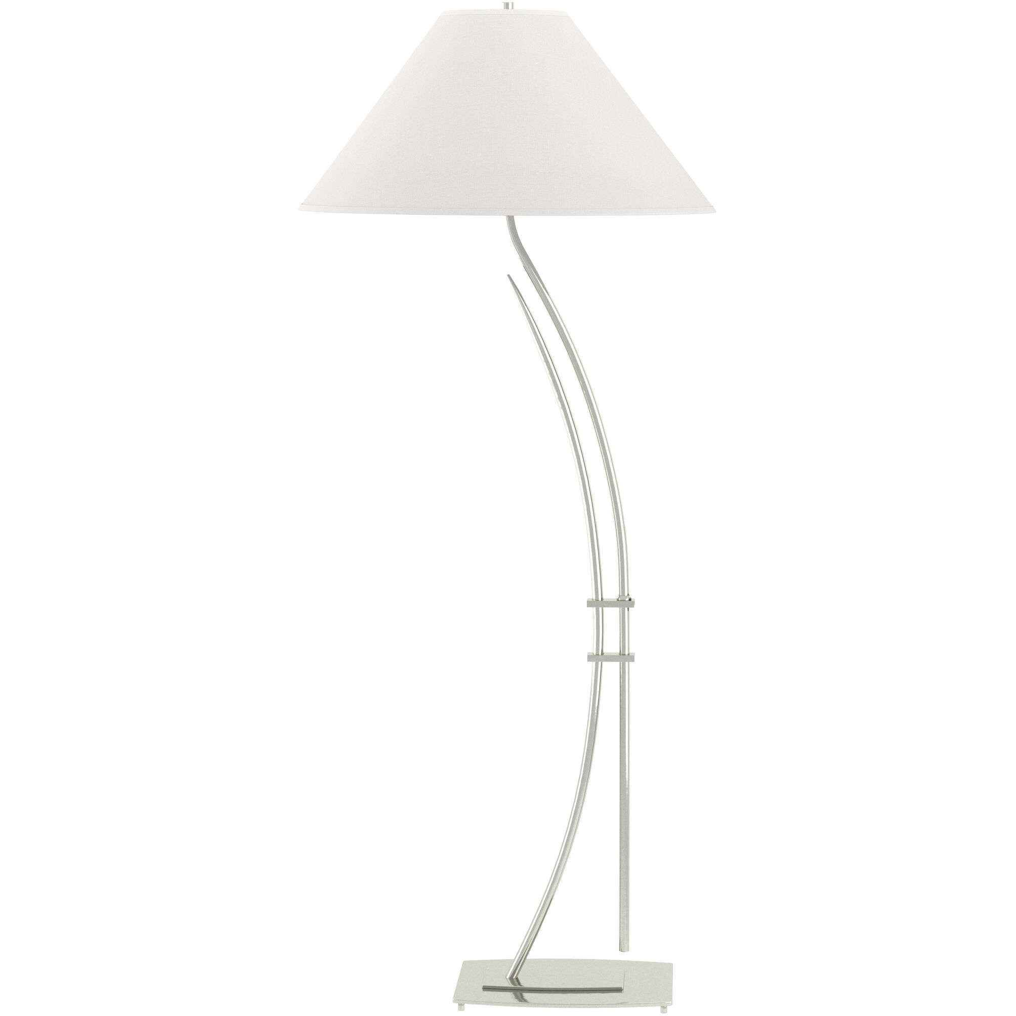 Metamorphic 54 inch 150 watt Sterling Floor Lamp Portable Light in Natural Anna
