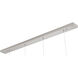 Canada 12 Light 63 inch Silver Island Lighting Ceiling Light